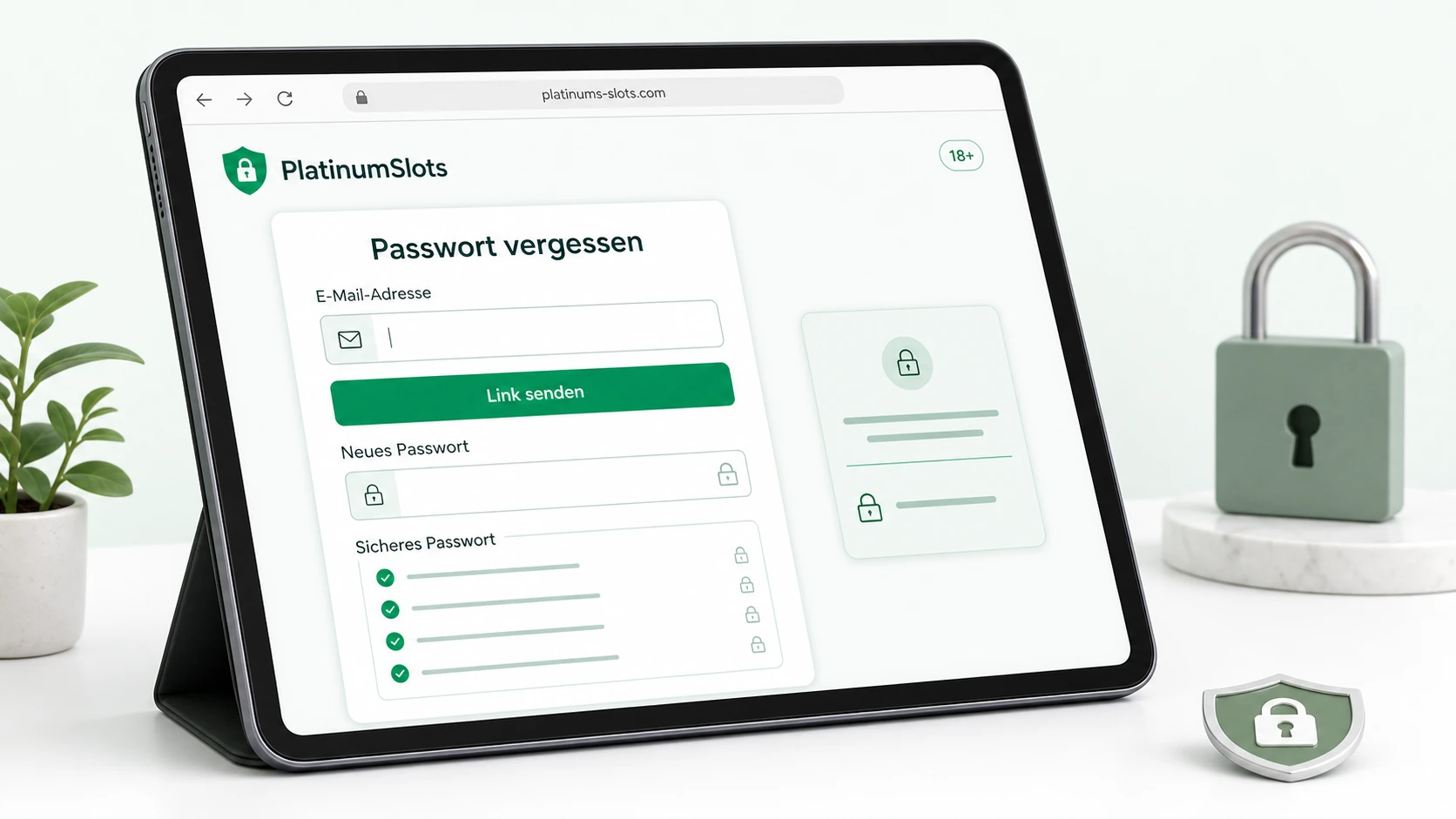 Passwort vergessen – Zugang wiederherstellen